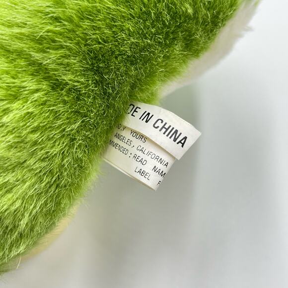 Kelly Toy Vintage 11" Paw Up Waving Arm Frog Plush Green Kellytoy - Picture 6 of 8